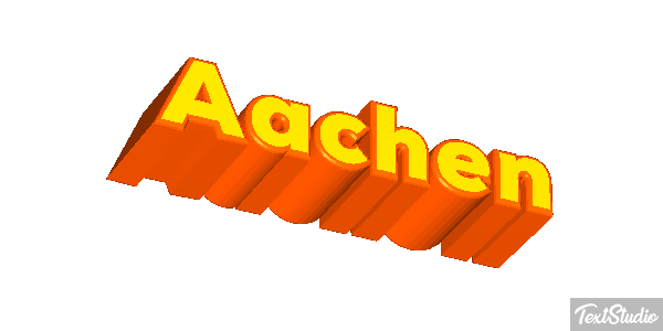 Aachen Effetto testo