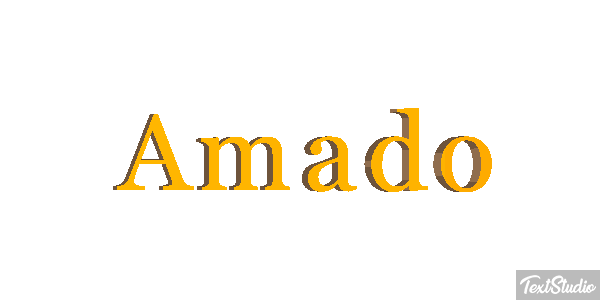 Amado Text effect
