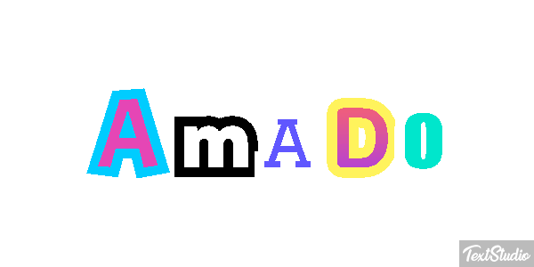 Amado Text effect