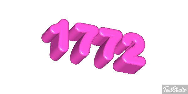 1772 Text effect