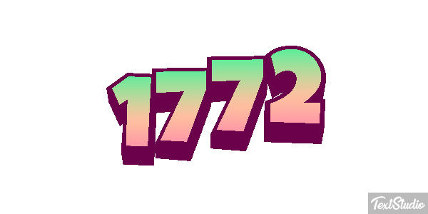 1772 Text effect