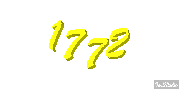 1772 Text effect