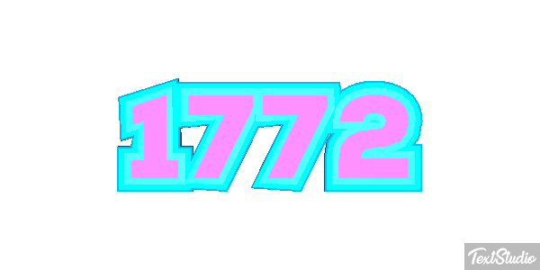 1772 Text effect