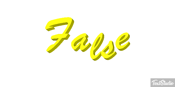 False Efecto de texto