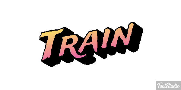 Train Efekt tekstowy