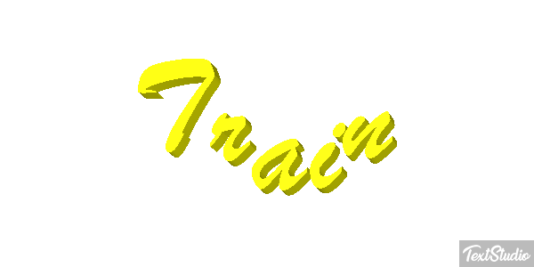 Train Efekt tekstowy