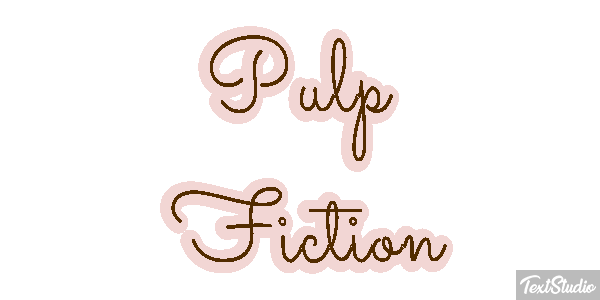 Pulp Fiction Effet de texte