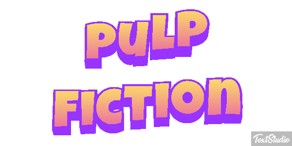 Pulp Fiction Effet de texte