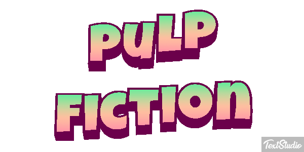 Pulp Fiction Effet de texte