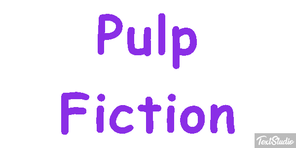 Pulp Fiction Effet de texte
