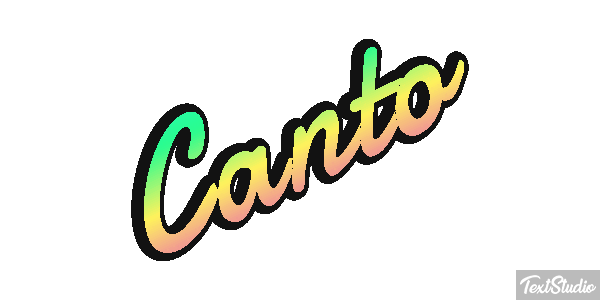 Canto Metin efekti