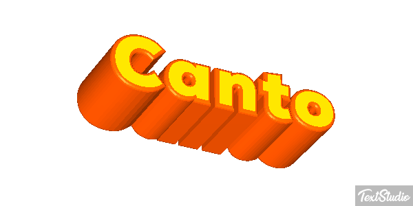 Canto Metin efekti