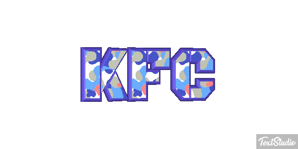 KFC Effetto testo