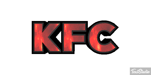 KFC Effetto testo
