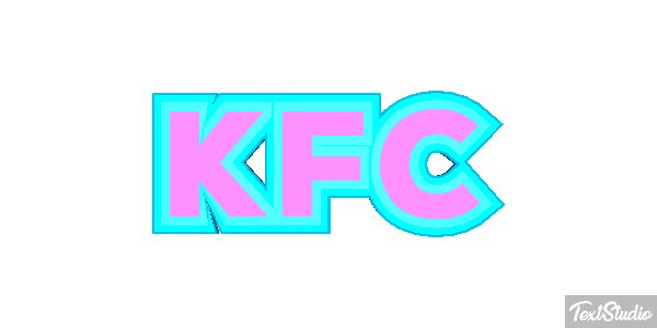 KFC Effetto testo
