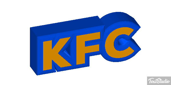 KFC Effetto testo