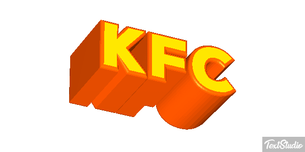 KFC Effetto testo