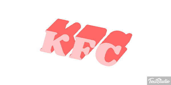 KFC Effetto testo