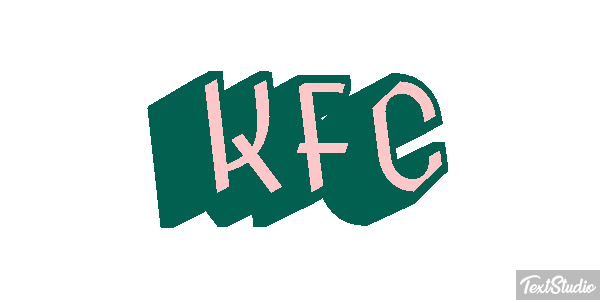 KFC Effetto testo