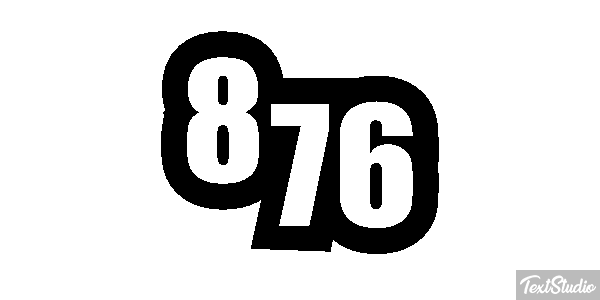 876 Texteffekt