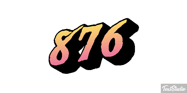 876 Texteffekt