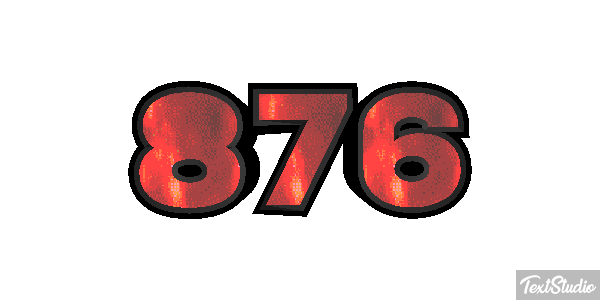 876 Texteffekt