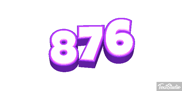 876 Texteffekt