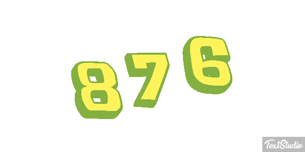 876 Texteffekt
