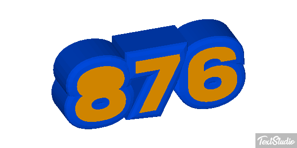 876 Texteffekt
