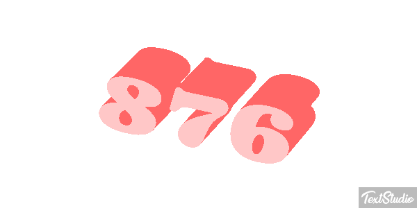 876 Texteffekt