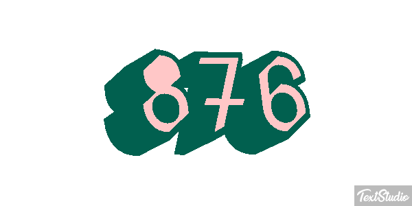 876 Texteffekt