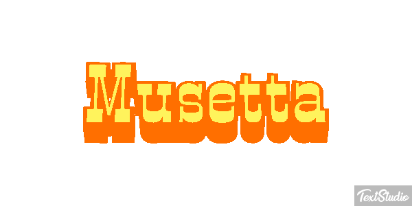 Musetta Effetto testo