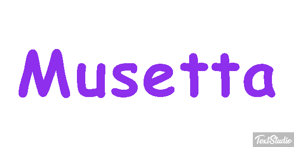 Musetta Effetto testo