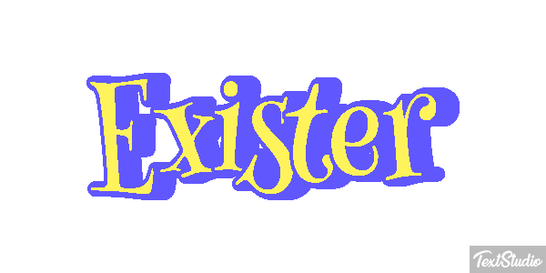 Exister Effet de texte