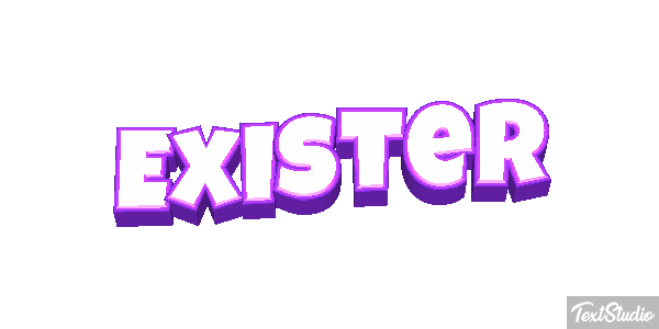 Exister Effet de texte