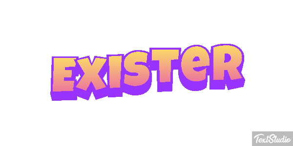 Exister Effet de texte