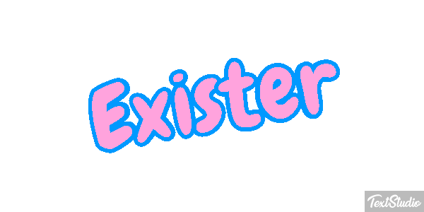 Exister Effet de texte