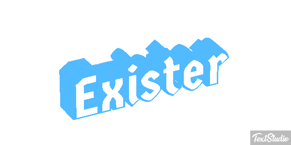 Exister Effet de texte
