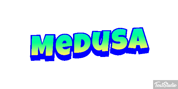Medusa Tekst effect