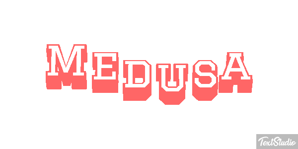 Medusa Tekst effect