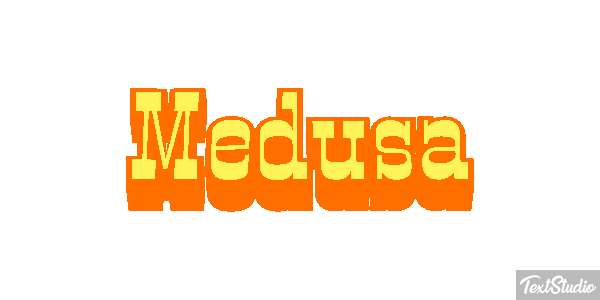 Medusa Tekst effect