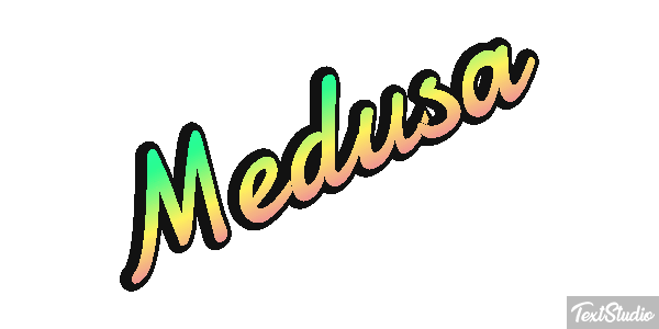 Medusa Tekst effect