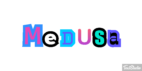 Medusa Tekst effect