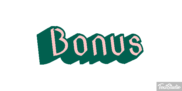 Bonus Text effect