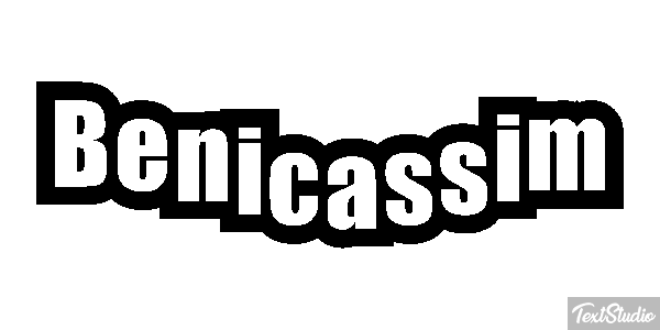 Benicàssim Текстовый эффект