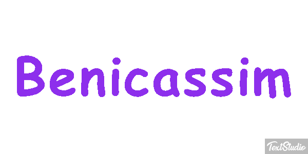 Benicàssim Текстовый эффект