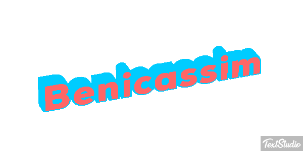 Benicàssim Текстовый эффект