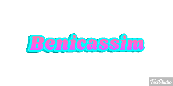 Benicàssim Текстовый эффект