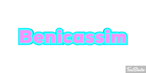 Benicàssim Текстовый эффект