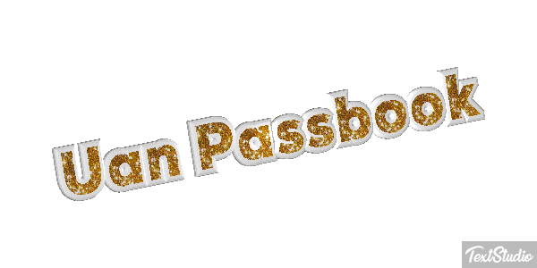 Uan Passbook Текстовый эффект